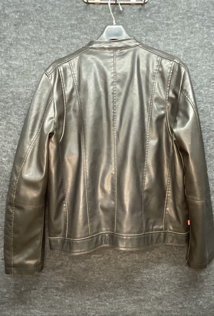 'Men's Brown Levi's Zip-up Jacket -Size Large