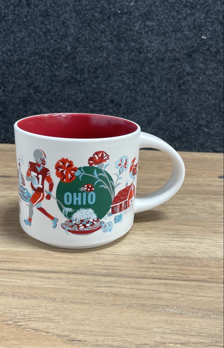 Starbucks Been There Series Mugs Ohio Washington DC Siren Teal Tumbler 3pc Set
