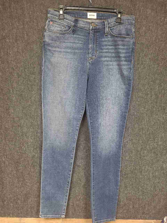 Hudson Women's Blair High-Rise Skinny Jeans Blue Medium Wash Sz 29