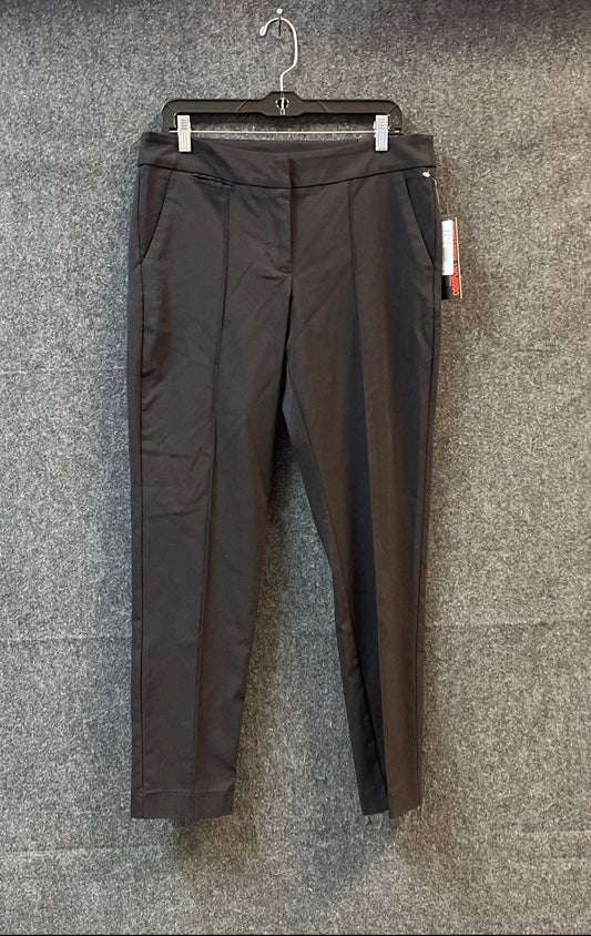 Briggs Women's Black Comfort Waistband Stretch Ankle Dress Pants Size 12 NWT