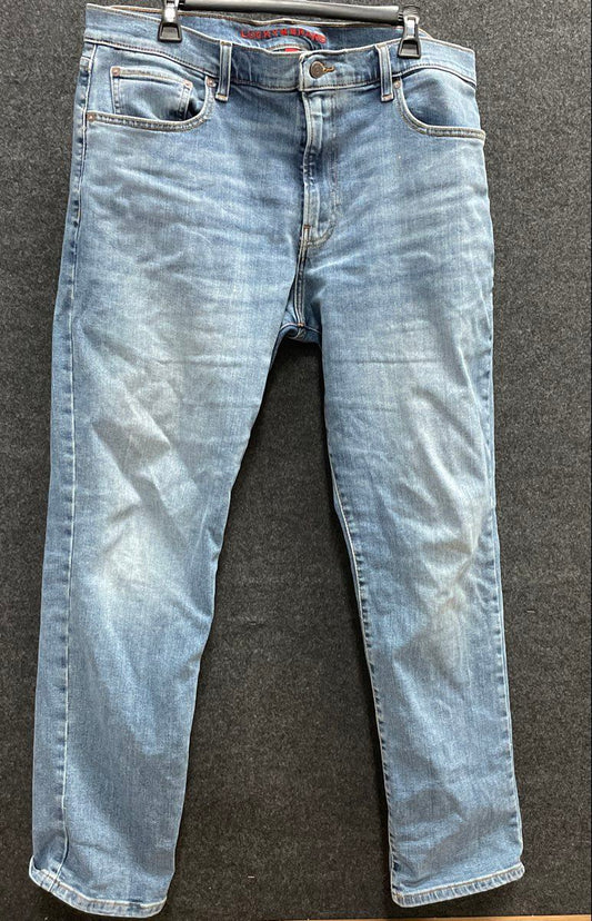 Lucky Brand Men's Light Wash Blue Straight Leg Jeans Sz 36x32