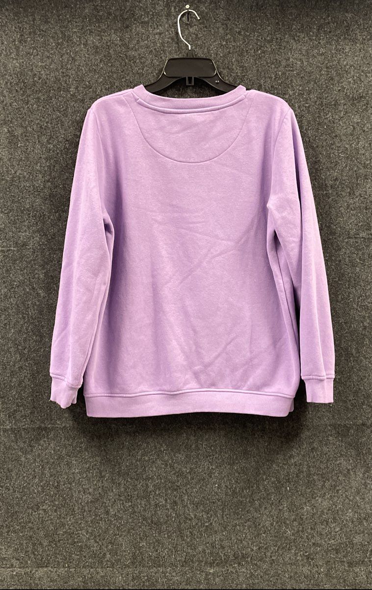 Olivia Rodrigo Women's Purple Vampire Graphic Crewneck Sweatshirt Size XL