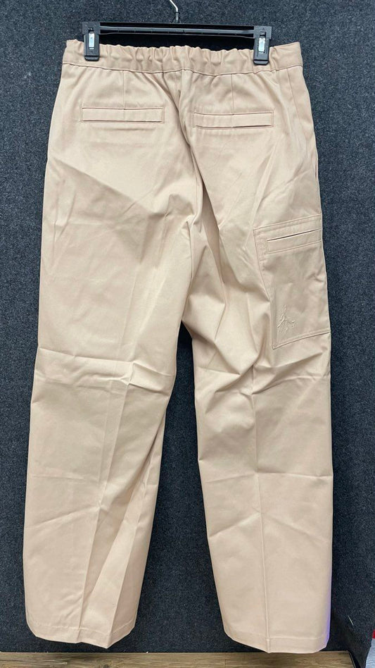 Jordan Woven Trousers Bio Beige Loose Fit Pants Size S FJ6137-296