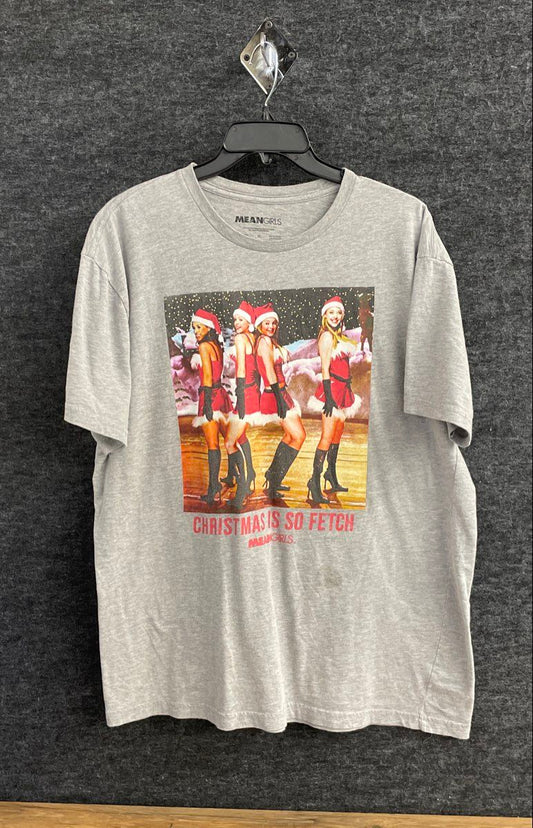 Mean Girls Christmas Jingle Bell Rock T-Shirt Reprint Paramount Pictures Sz XL