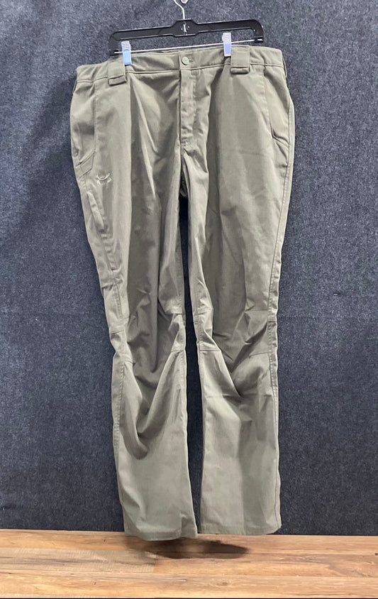 Under Armour Men's Green Tactical Performance Straight Leg Pants Sz 40x34