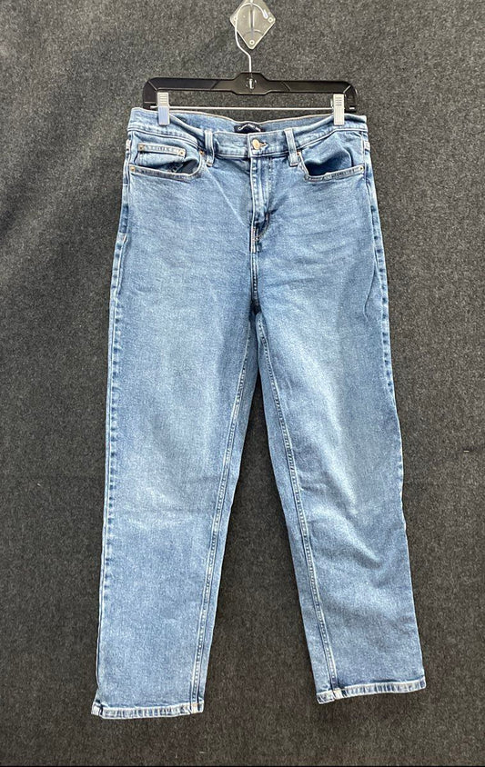 Calvin Klein Women's Blue High Rise Straight Leg Denim Jeans Sz 10