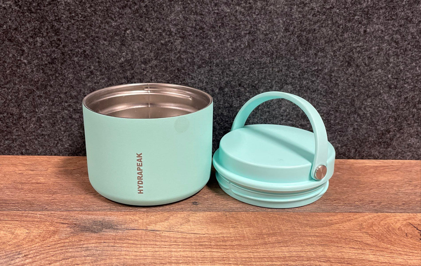 Hydrapeak 18 Oz. Light Blue Stainless Steel Food Jar