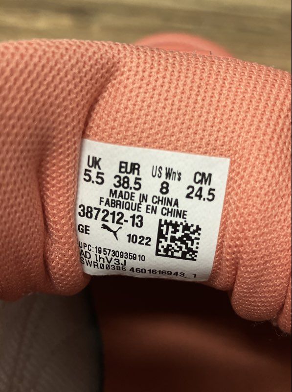 Puma Karmen Rebelle Pink Peach Platform Women's Lifestyle Sneakers Size 8