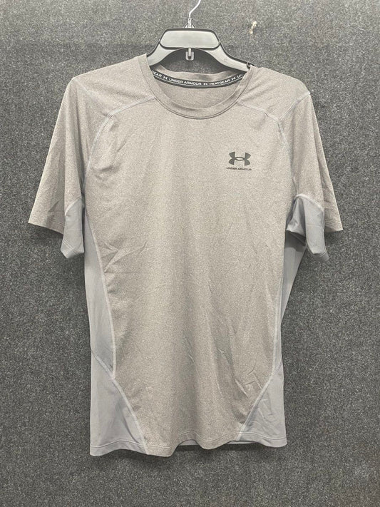 Under Armour Men's Heat Gear Gray Short Sleeve Compression Shirt Size XL