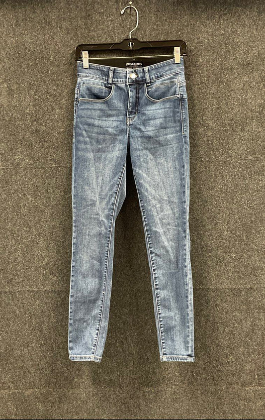 Frank Lyman Women's Blue High Rise Skinny Jeans Montreal Design Collection Sz S
