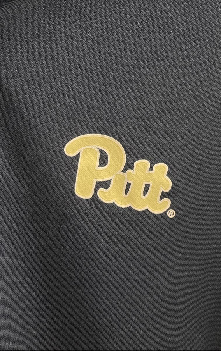 Men's Size L Blue Gold Campus Heritage Pittsburgh Panthers 1/4 Zip Pullover