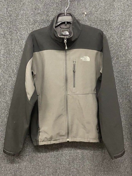 The North Face Men's Apex Bionic Softshell Jacket Black Grey Full Zip Sz S