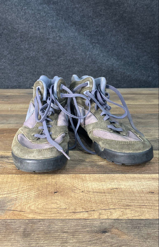 Vintage 90s Nike ACG Caldera Grey Purple Hiking Boots Womens Size 7
