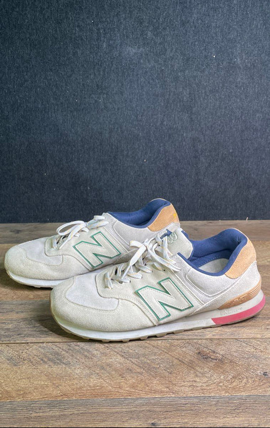 New Balance 574 Aurora Nights Sea Salt Green Men's Sneakers Size 12