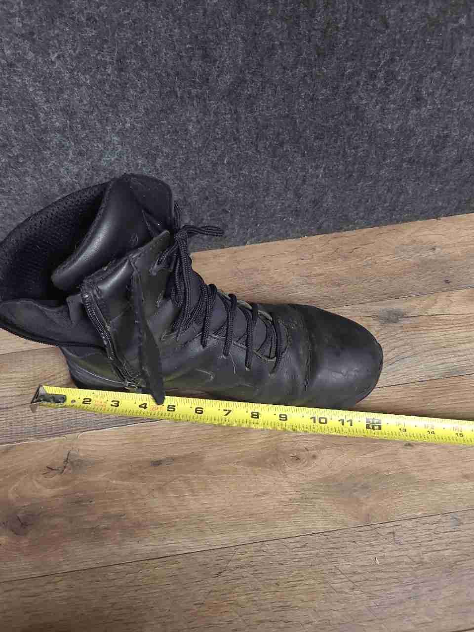Timberland PRO Valor 8-Inch Side-Zip Tactical Duty Boots Black Men's Size 11