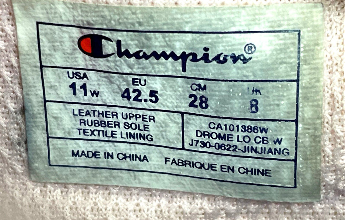Champion Drome Lo CB Pink White Tan Colorblock Women's Sneakers Size 11