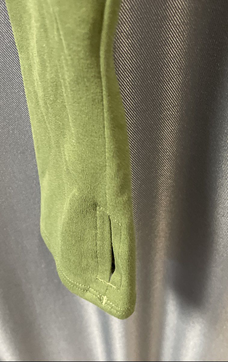 Splits59 Women's Green Airweight Shrug Bolero Long Sleeve Thumbholes D3099