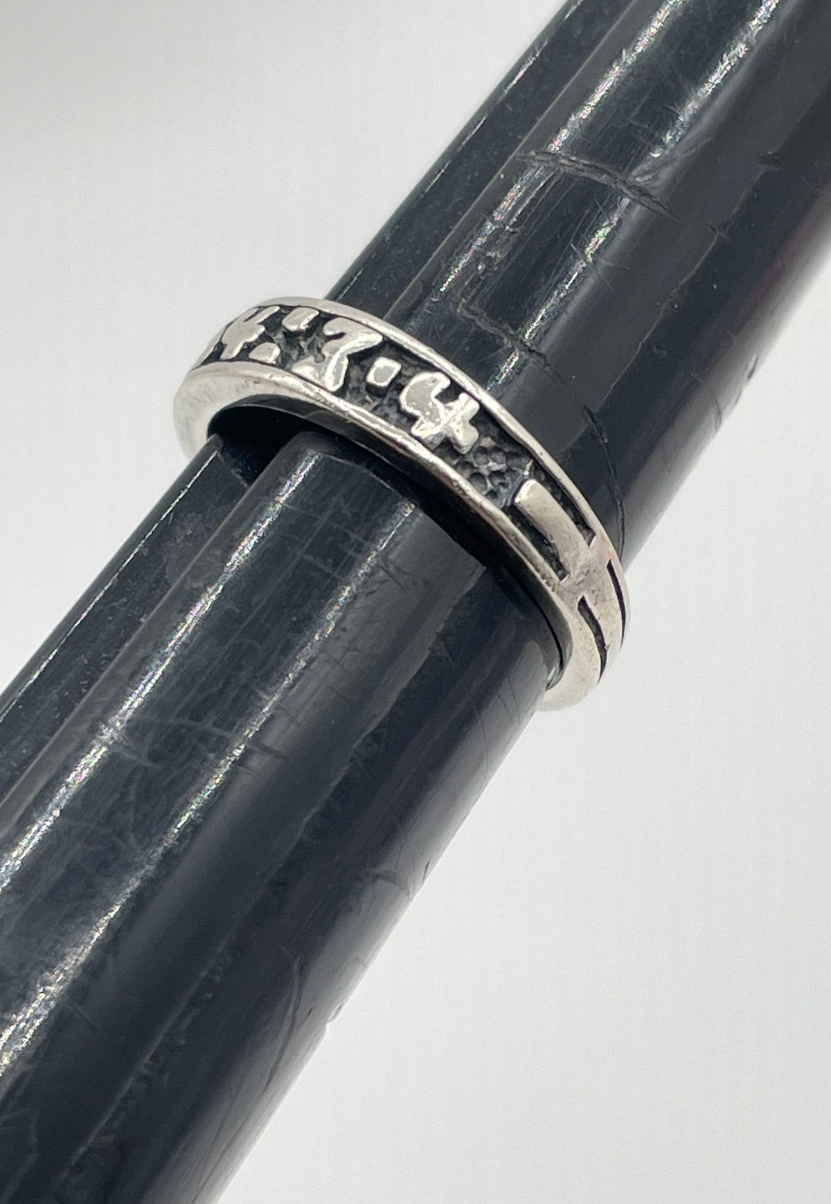 925 Sterling Silver Biblical Verse 1 Thessalonians 4:3-4 Ring 2.6g