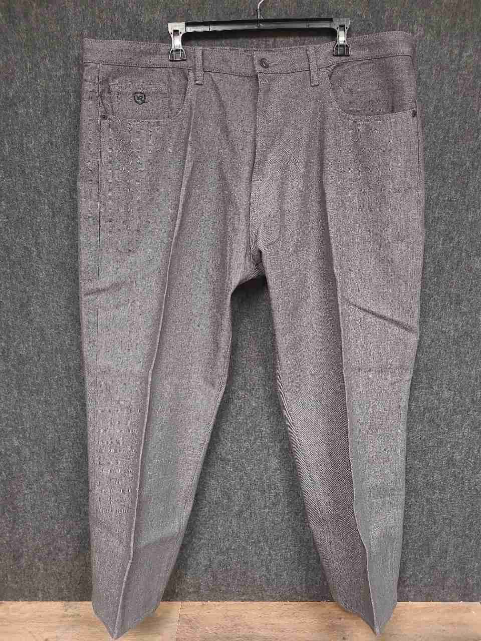Rocawear Men's Gray Classic Fit 5-Pocket Jeans Flap Back Pockets Size 42