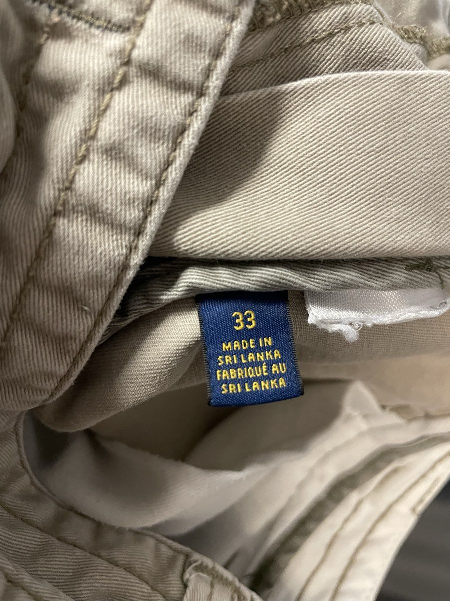 Polo Ralph Lauren Men's Beige Classic Polo Chino Cargo Shorts Sz 33