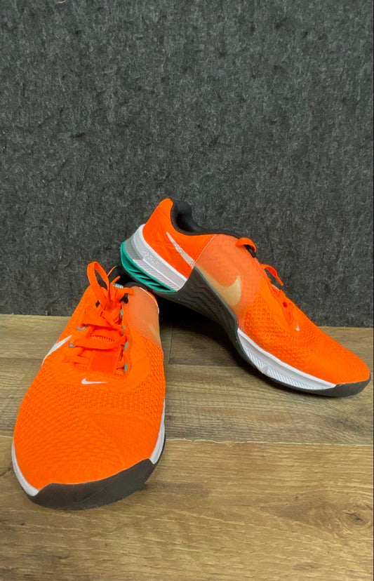Nike Metcon 7 Total Orange Black Copa Training Shoes Men's Size 7.5