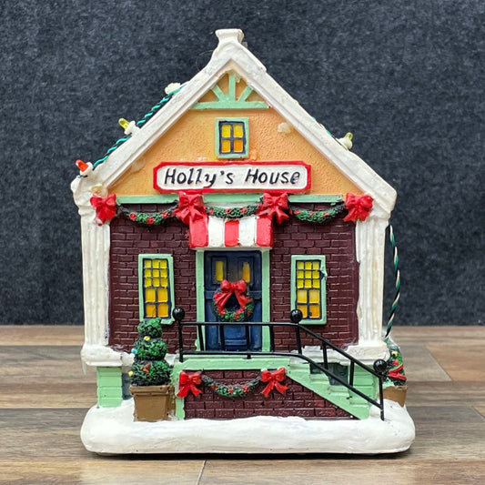 Vintage-style Christmas Village "Holly's House"