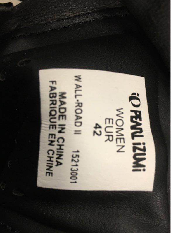 Pearl Izumi W All-Road II Women's Cycling Shoes Black Blue Size EUR 42