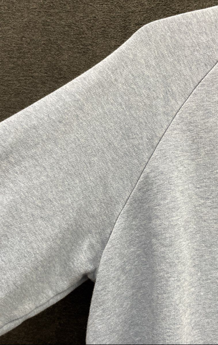 Nike Men's Sportswear Club Fleece 1/4 Zip Pullover Light Blue Heather Sz XL