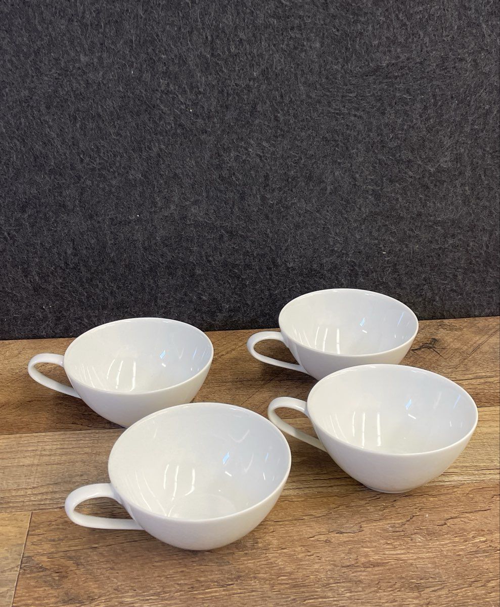 Noritake Savoy Bone China Cup & Saucer Set 4 Place Settings