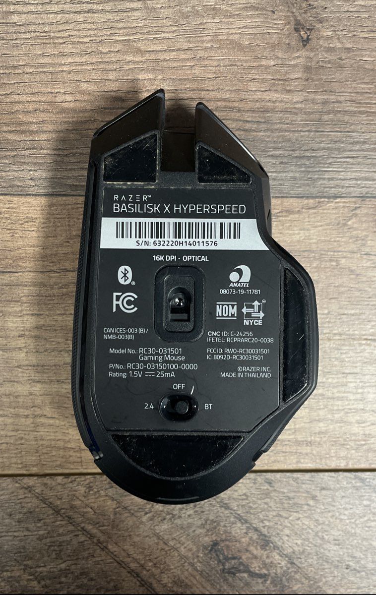 Razer Basilisk X HyperSpeed Wireless Gaming Mouse (No USB) *Powers On*