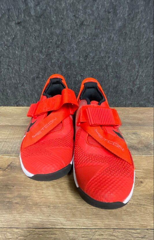 Nike Savaleos Bright Crimson Metcon Weightlifting Shoes Size 7.5