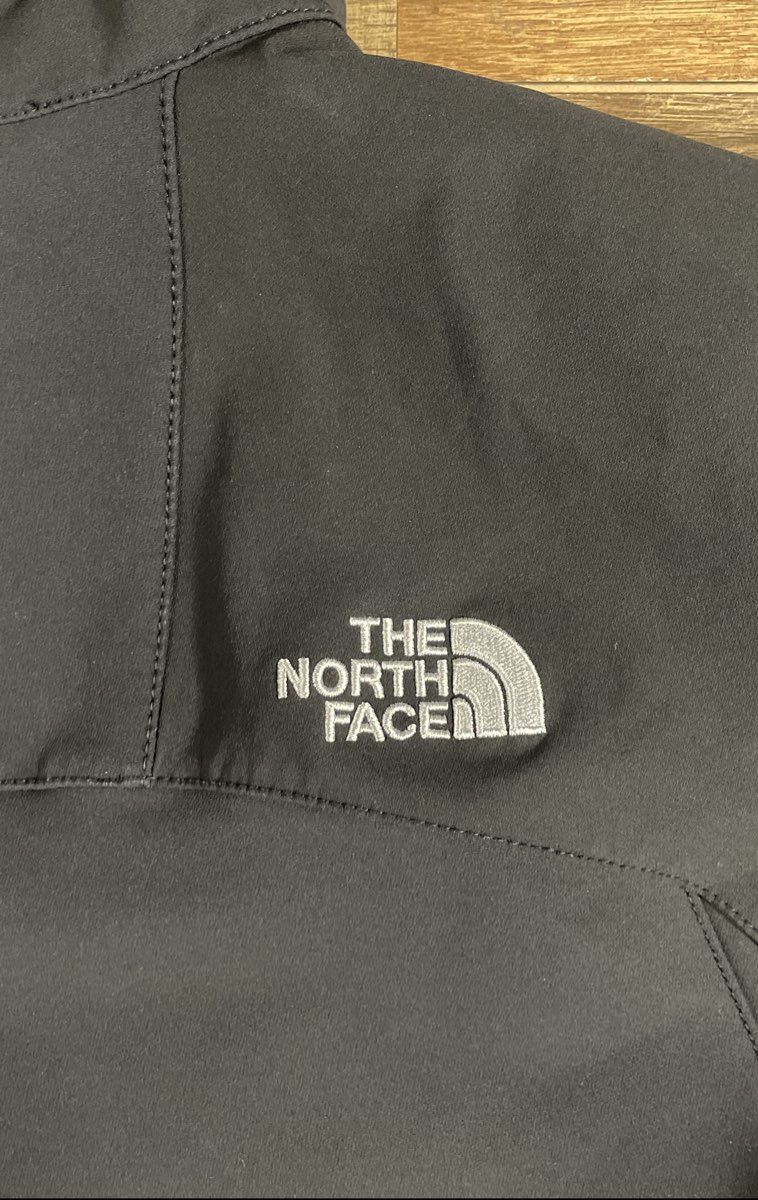 The North Face Men's Black Apex Bionic Softshell Jacket Full Zip Sz S