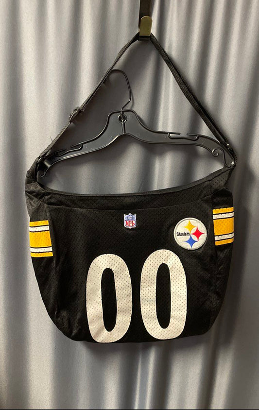 Pro-FAN-ity by Littlearth Pittsburgh Steelers Black Jersey Mesh Shoulder Bag