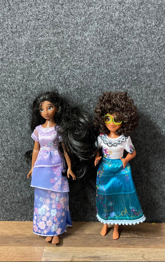 Disney Encanto Mirabel & Isabela Madrigal Fashion Doll Lot of 2