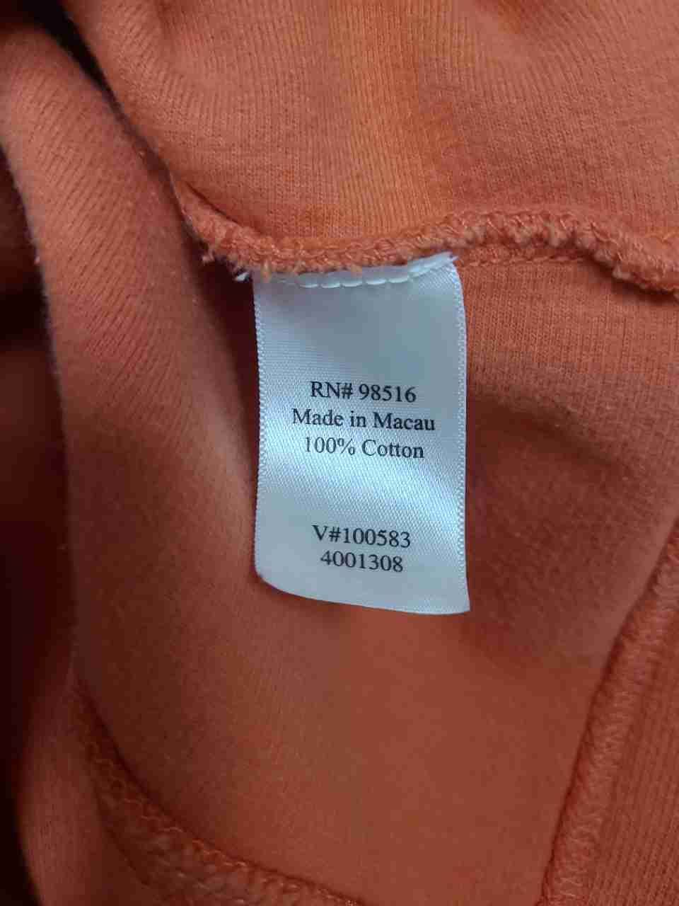 Coldwater Creek Women's Orange 1/4 Zip Ribbed Cotton Pullover Sz 3X