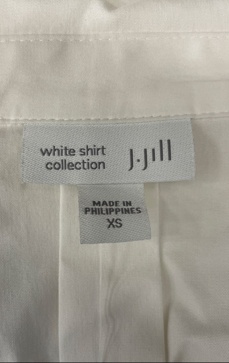 J. Jill Women's White Shirt Collection Long Sleeve Button Front Tunic NWT Sz XS