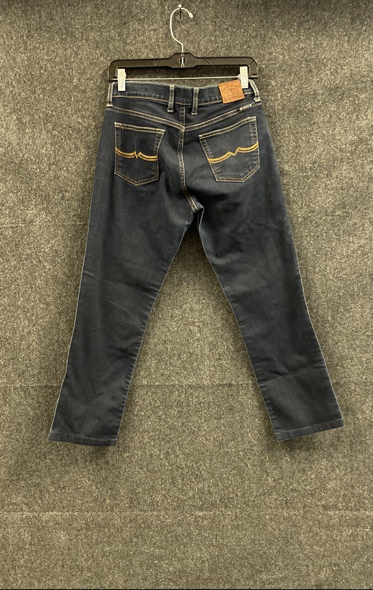 Lucky Brand Women's Sweet 'N Straight Jeans Dark Blue Whiskered Indigo Sz 8/29