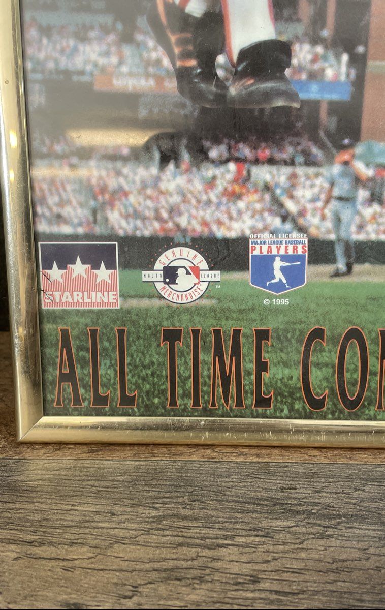 Cal Ripken Jr's All-Time Consecutive Games Streak Framed Picture
