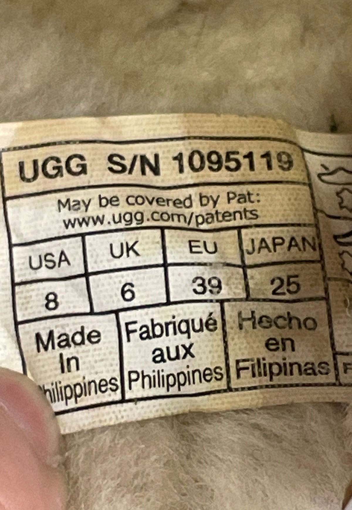 UGG Fluff Yeah Slide Natural Cream Sheepskin Platform Sandal Women's Size 8