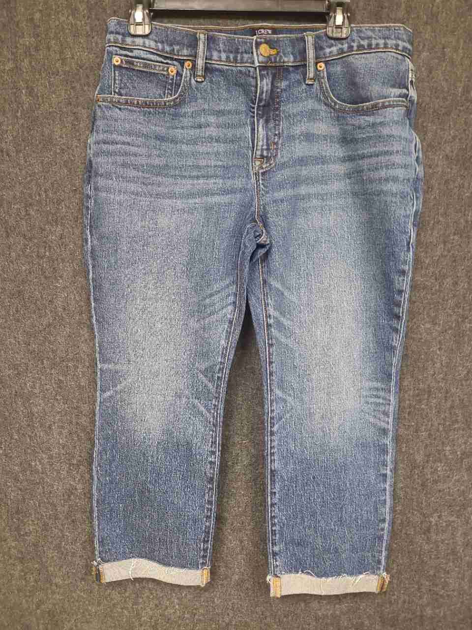 J.Crew Women's Slim Boyfriend Jeans Medium Wash Blue Denim NWT Sz 29P