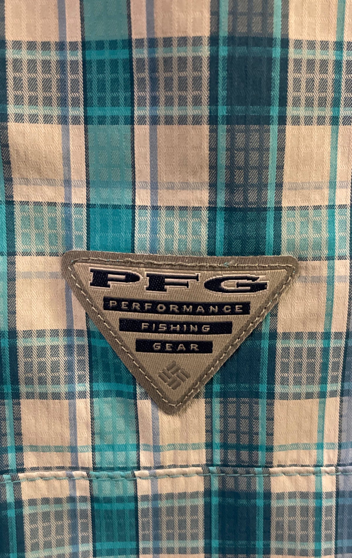 Columbia Men's PFG Long Sleeve Shirt Blue Plaid Vented Button Down Sz XL NWT