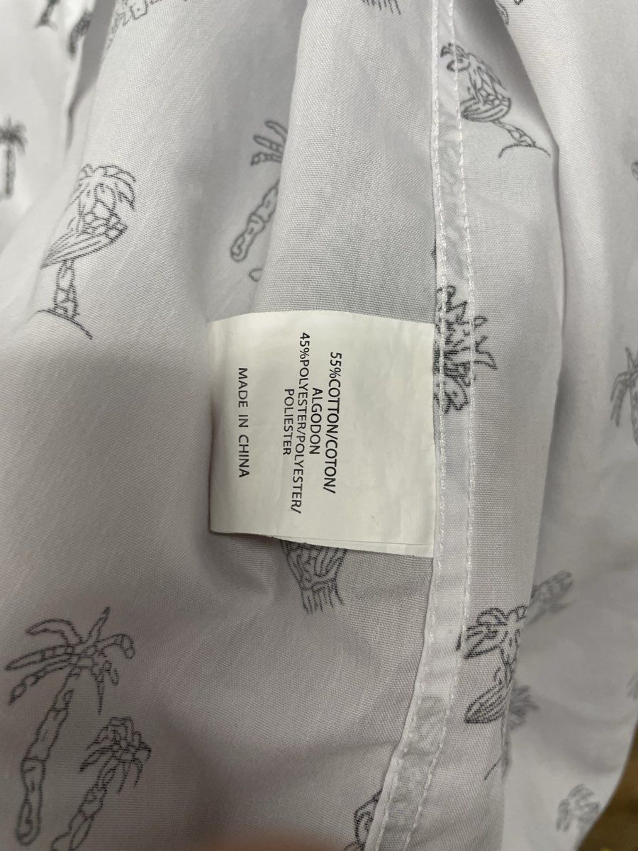 Molokai Surf Co. Men's White Graphic Short Sleeve Button Up Shirt Pineapple Sz M