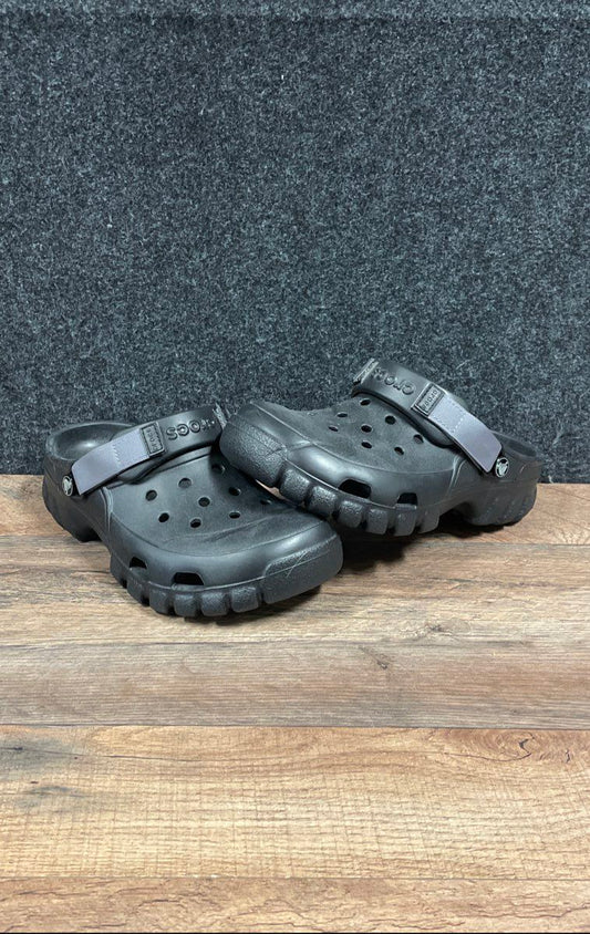 Crocs Offroad Sport Clog Black Sandals Men's 7 Women's 9
