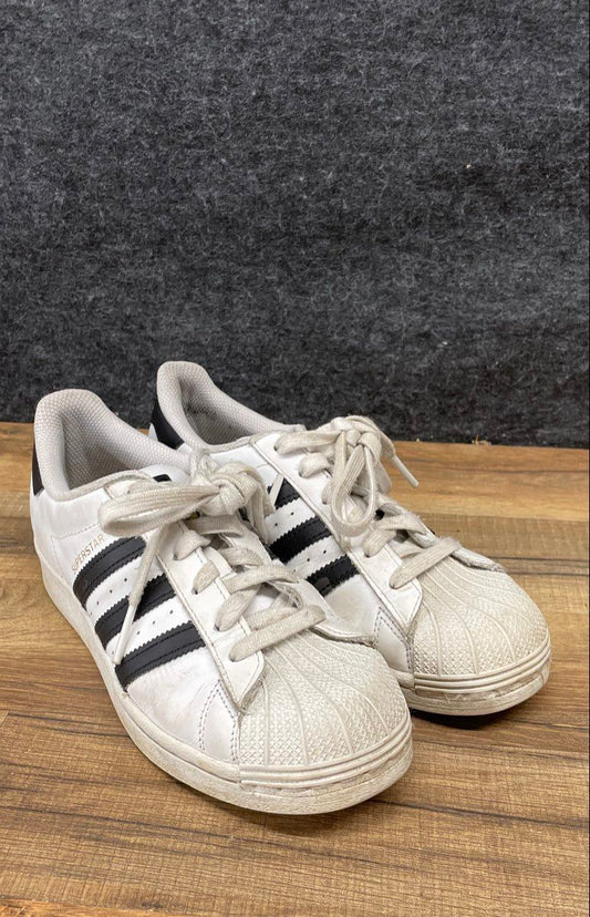 Adidas Superstar White Black Low Top Sneakers Size 5.5