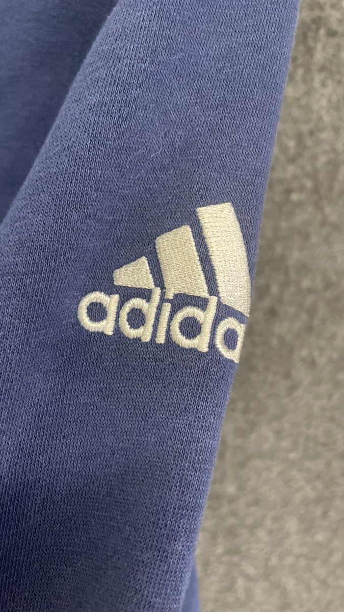 Adidas Men's Navy Blue GP9855 Side Pocket Performance Fleece Hoodie Sz L