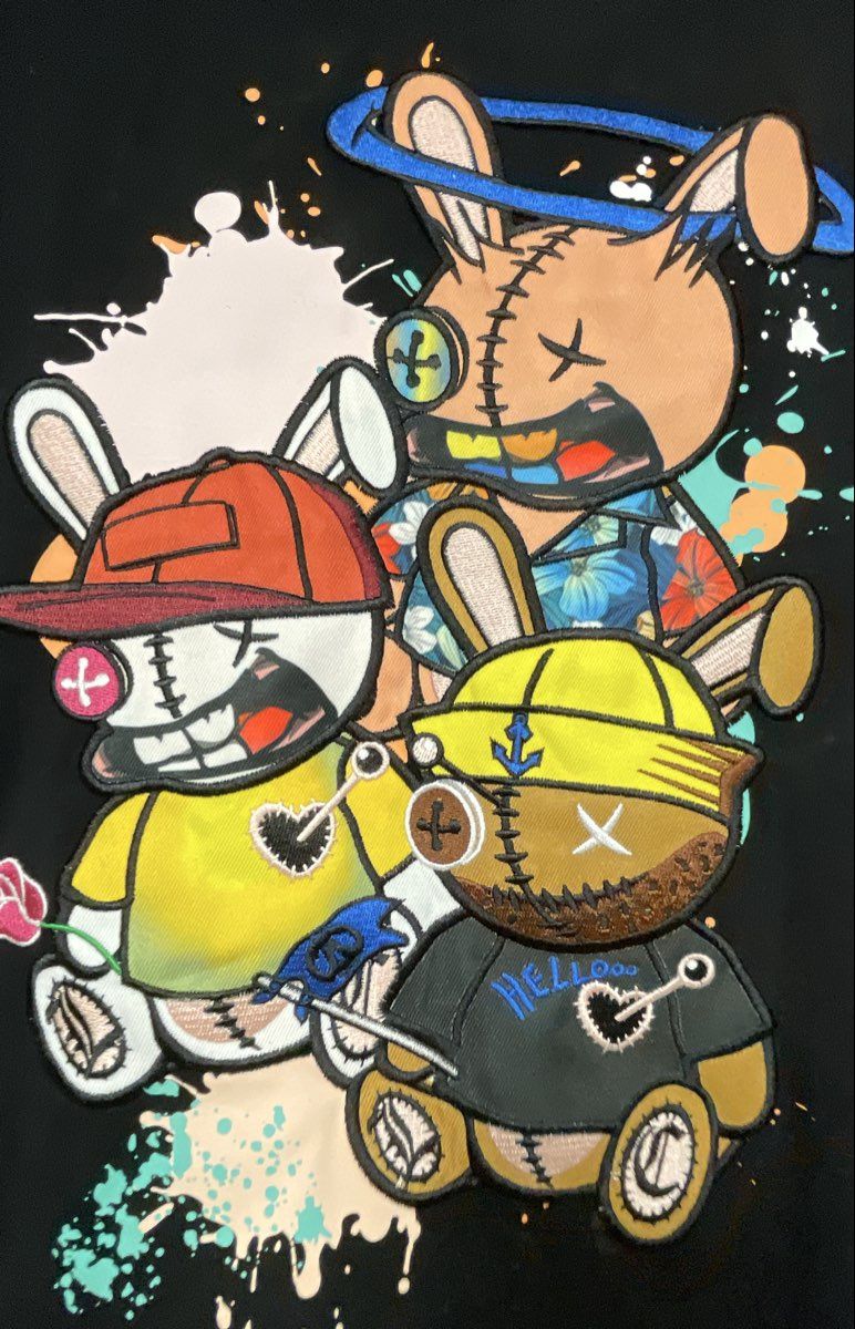 BKYS Bright Kids Young Souls Men's Black Lucky Charm Graphic T-Shirt Sz XL