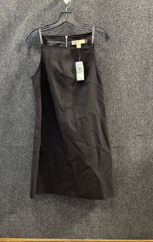 Michael Kors Women's Black Chain Strap Sleeveless Mini Dress Size 8 NWT
