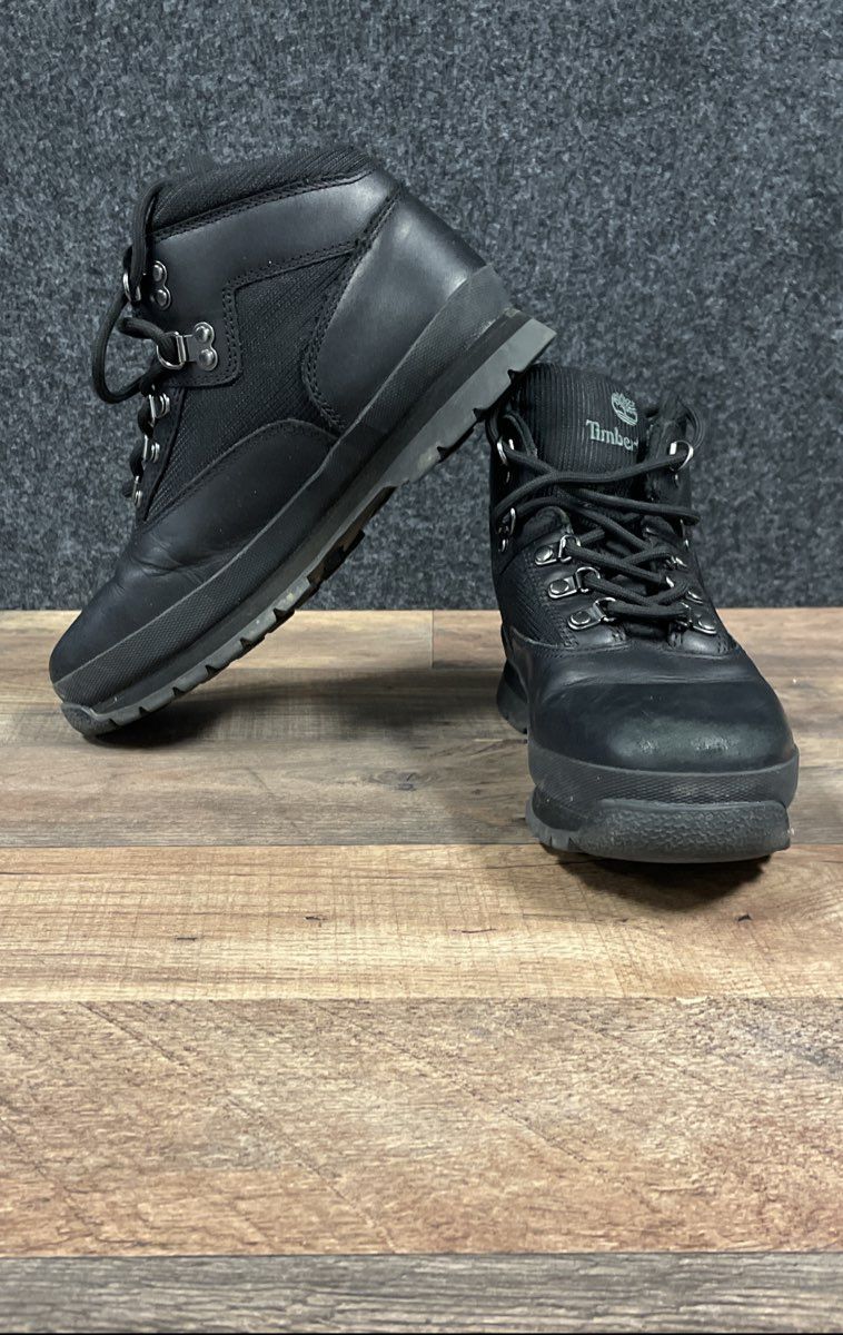 Timberland Eurohiker Black Boy's Size 5Y