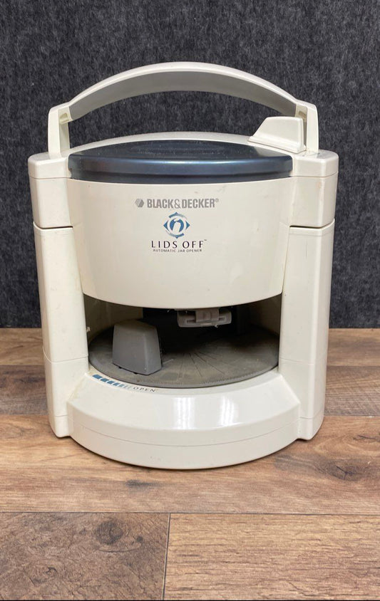 Vintage Black & Decker Lids Off JW200 Automatic Electric Jar Opener