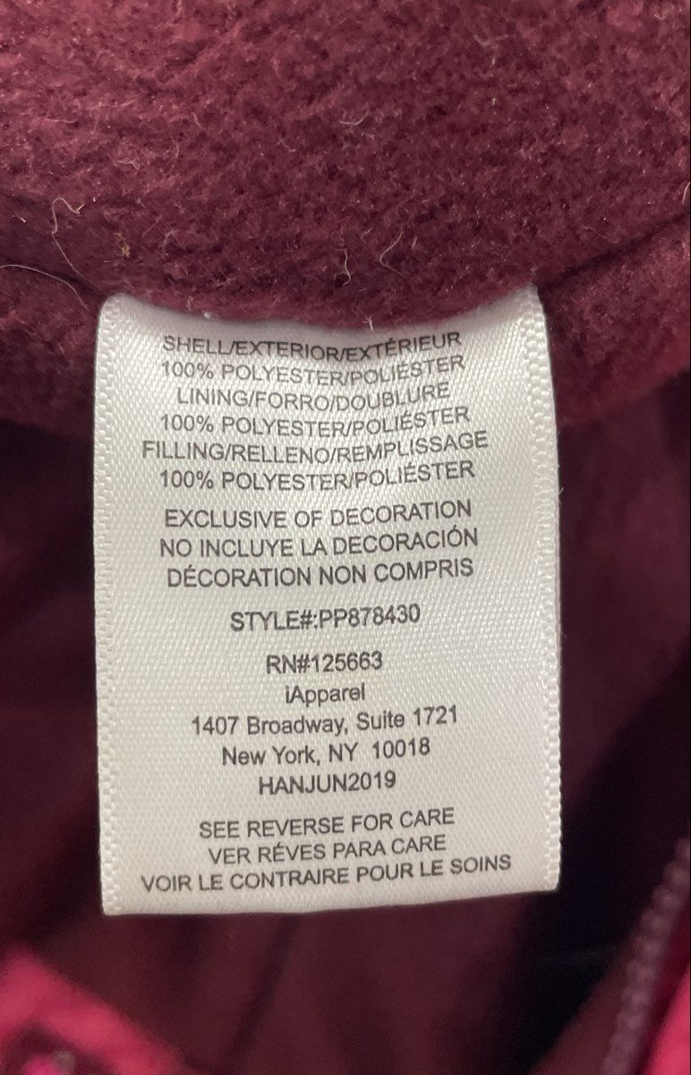 Pink Platinum Advance Girls Pink One Piece Insulated Hooded Snowsuit Sz 5/6